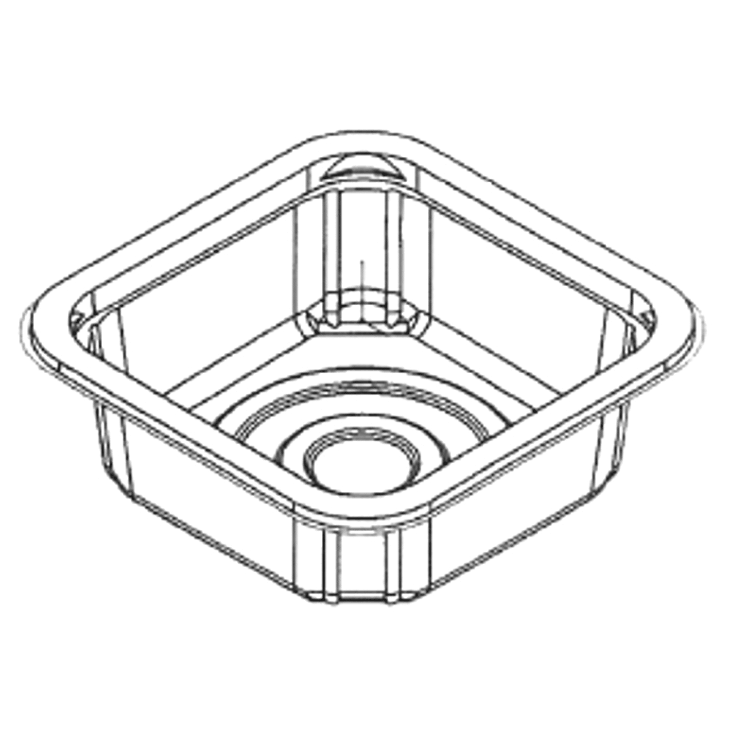 Vue 3d de l'emballage du breizh burger